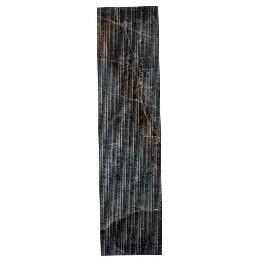 Slate Gray with Molten Copper 12x48 Matte Porcelain Large Format Tile (3 pack, 11.63 sq ft/case)