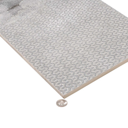 Gray 12x40 Matte Field Ceramic Tile (2 pack, 6.24 sq ft/case)