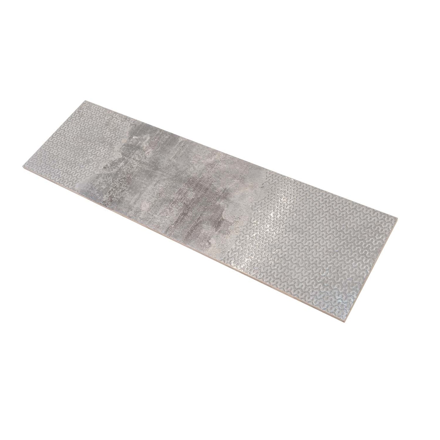 Gray 12x40 Matte Field Ceramic Tile (2 pack, 6.24 sq ft/case)