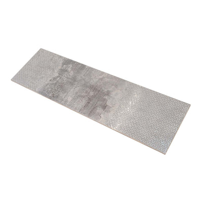 Gray 12x40 Matte Field Ceramic Tile (2 pack, 6.24 sq ft/case)