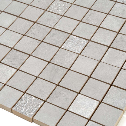Gray 12x12 Matte Field Ceramic Mosaic Tile (10 pack, 10.68 sq ft/case)