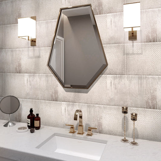 Bone White 12x40 Matte Field Ceramic Tile (2 pack, 6.24 sq ft/case)