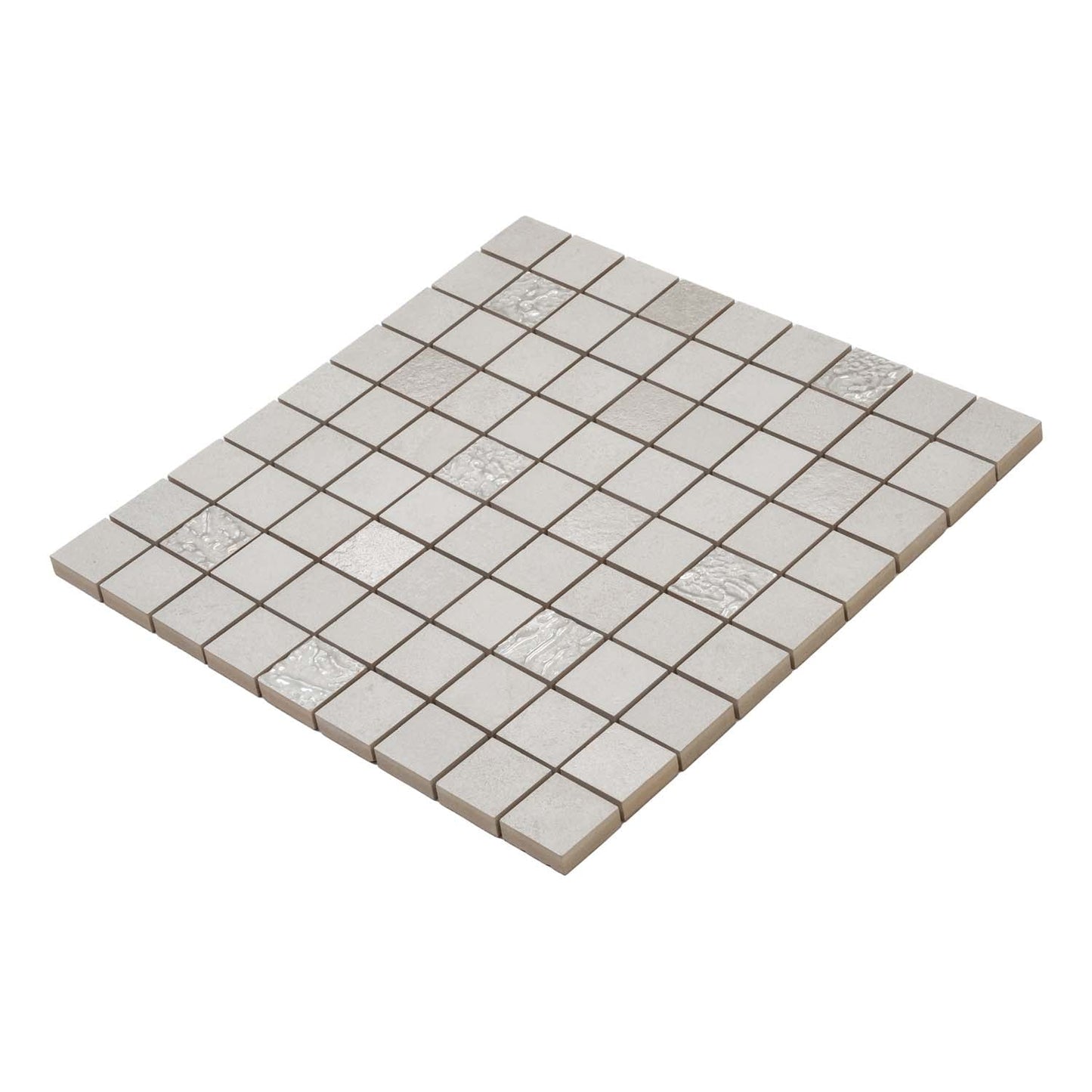 Smoke White 12x12 Matte Field Ceramic Mosaic Tile (10 pack, 10.68 sq ft/case)