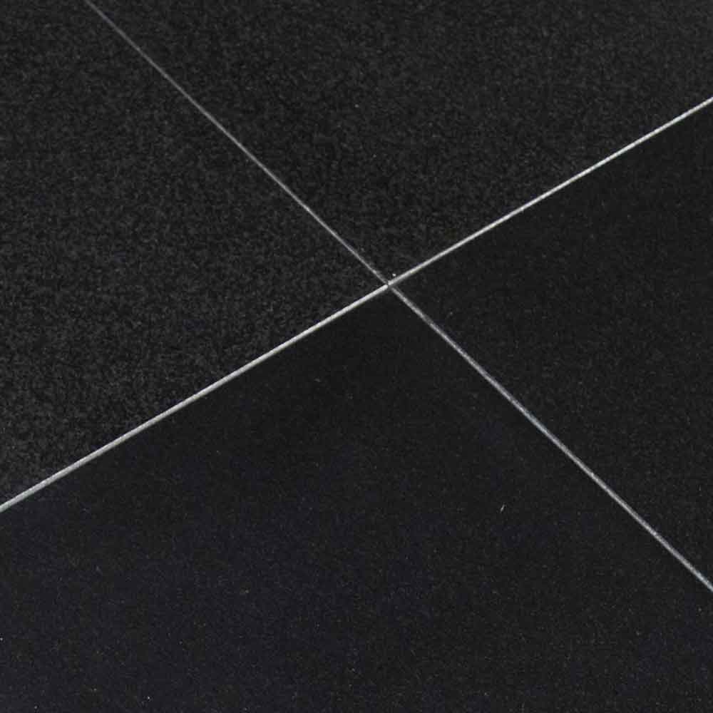 MSI Absolute Black Granite Wall and Floor Tile 12"x12"