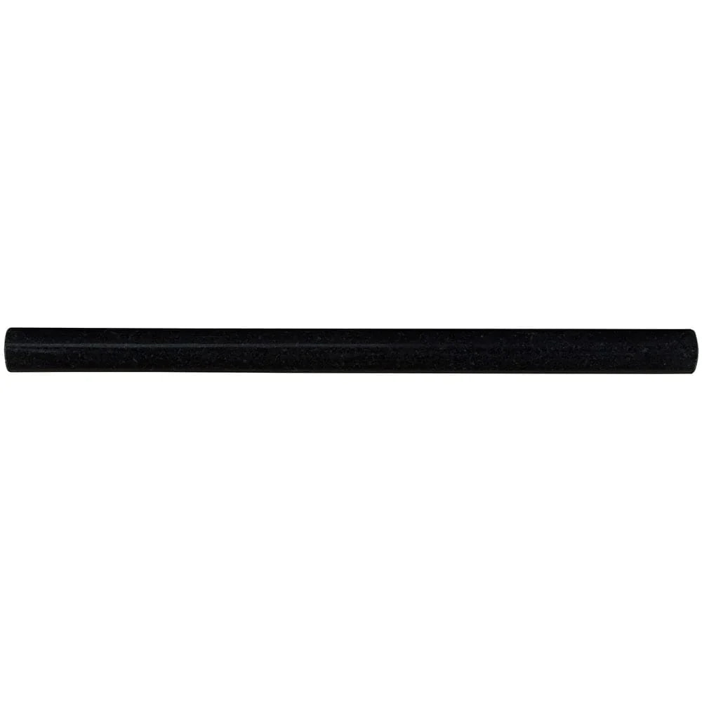 MSI Premium Black Pencil Granite Molding 3/4"x12"