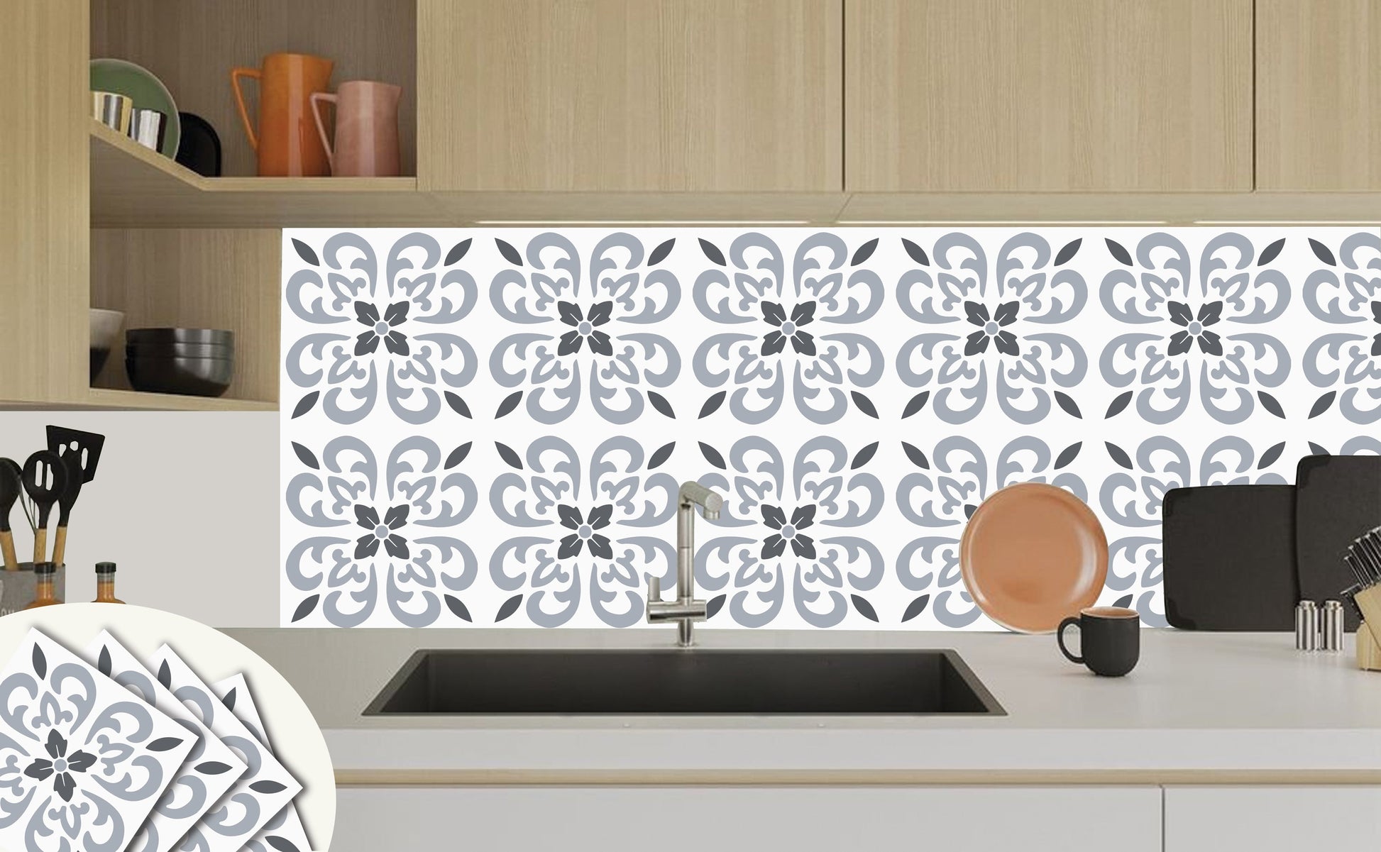 Aesthetic-Geometric-Pattern-Peel_Stick-Wall-and-Floor-Tiles-12x12-GEO07-product-backsplash-view