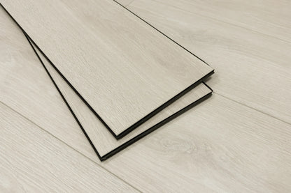 Allure Gray Micro Bevel Matte 9.25"x60" Waterproof Laminate Flooring 12mm - Linea