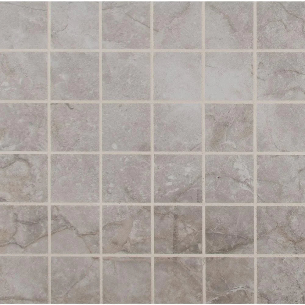 MSI Ansello Grey Mosaic Ceramic Wall and Floor Tile