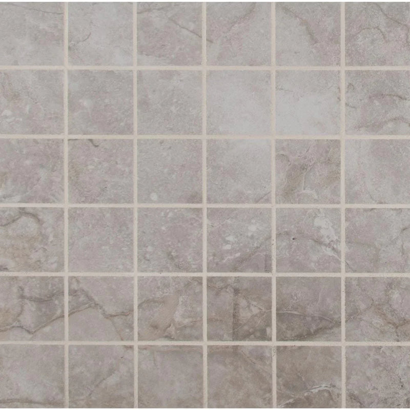 MSI Ansello Grey Mosaic Ceramic Wall and Floor Tile