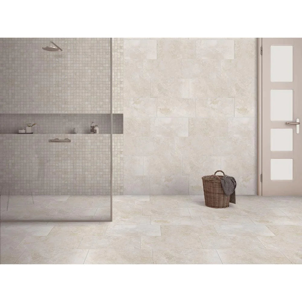 MSI Ansello Ivory Mosaic Ceramic Wall and Floor Tile