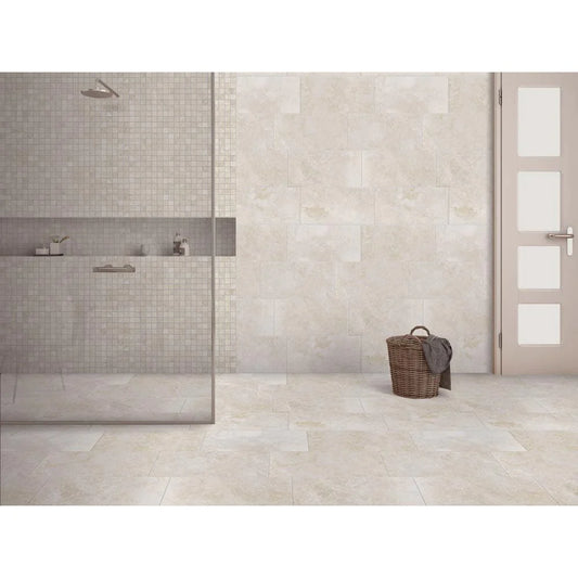 MSI Ansello Ivory Mosaic Ceramic Wall and Floor Tile