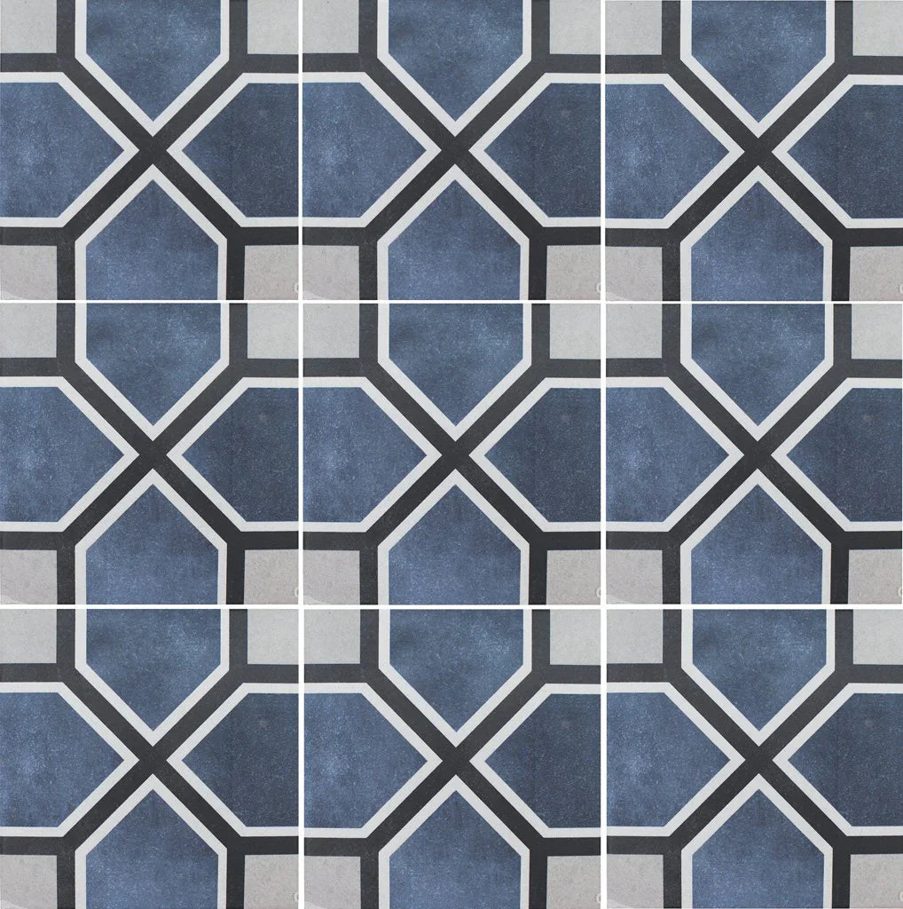 Aquatica Antonette Porcelain Pool Tile 6"x6" - Fleur Collection