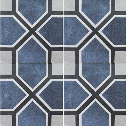 Aquatica Antonette Porcelain Pool Tile 6"x6" - Fleur Collection