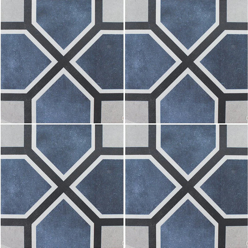 Aquatica Antonette Porcelain Pool Tile 6"x6" - Fleur Collection