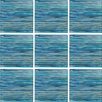 Aquatica Aqua Glass Tile 6"x6" - Rainbow Collection