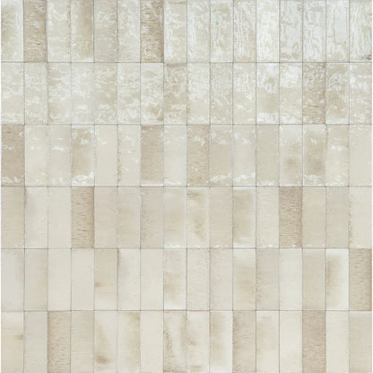 Aquatica Beige Glossy Porcelain Pool Tile 3"x8" - Gleeze Collection