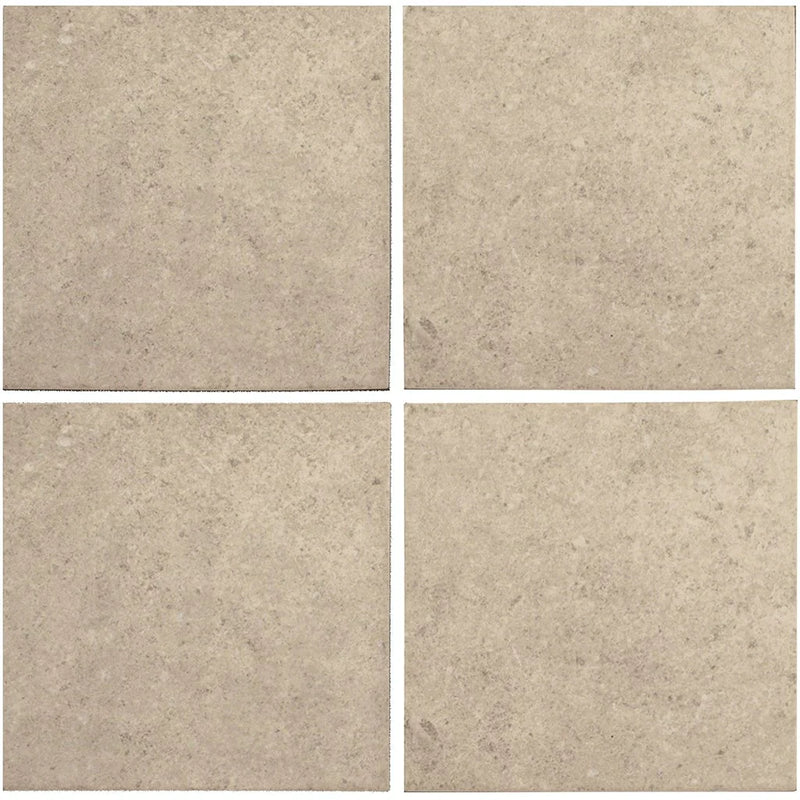 Aquatica Beige Porcelain Pool Tile 6"x6" - District Collection