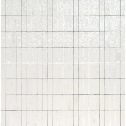 Aquatica Bianco Glossy Porcelain Pool Tile 2"x6" - Gleeze Collection