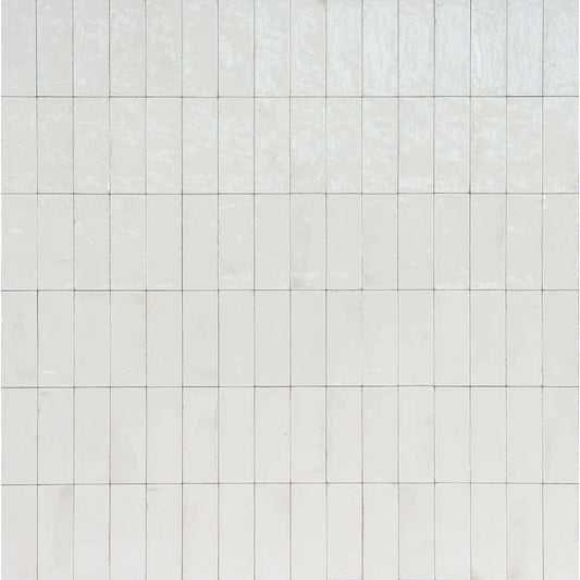 Aquatica Bianco Glossy Porcelain Pool Tile 3"x8" - Gleeze Collection