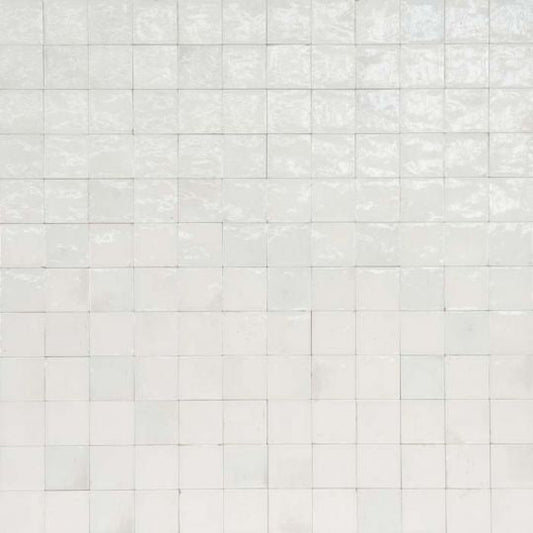 Aquatica Bianco Glossy Porcelain Pool Tile 4"x4" - Gleeze Collection