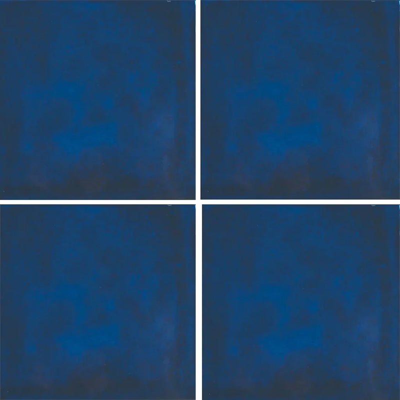 Aquatica Blu Porcelain Pool Tile 6"x6" - Sol Collection
