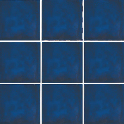 Aquatica Blu Porcelain Pool Tile 6"x6" - Sol Collection