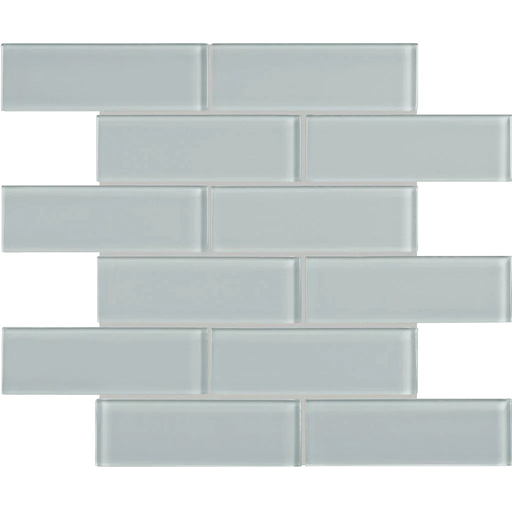 Aquatica Cloud Brick Look Glass Tile 11.75"x11.75" - Element Collection