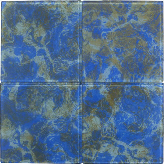 Aquatica Cosmic Glass Tile 6"x6" - Stratos Glass Collection