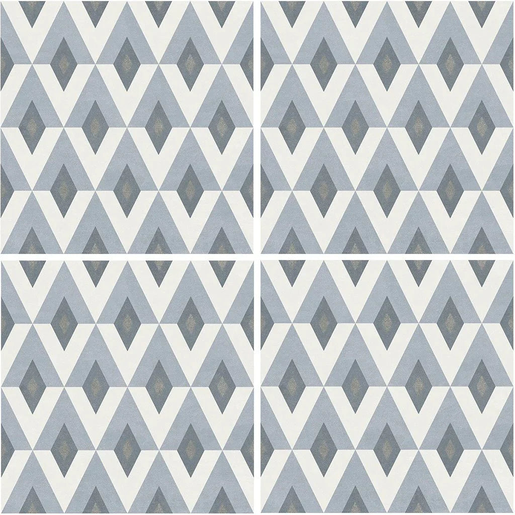 Aquatica Fiorella Directional Pattern Porcelain Pool Tile 6"x6" - Fiore Collection