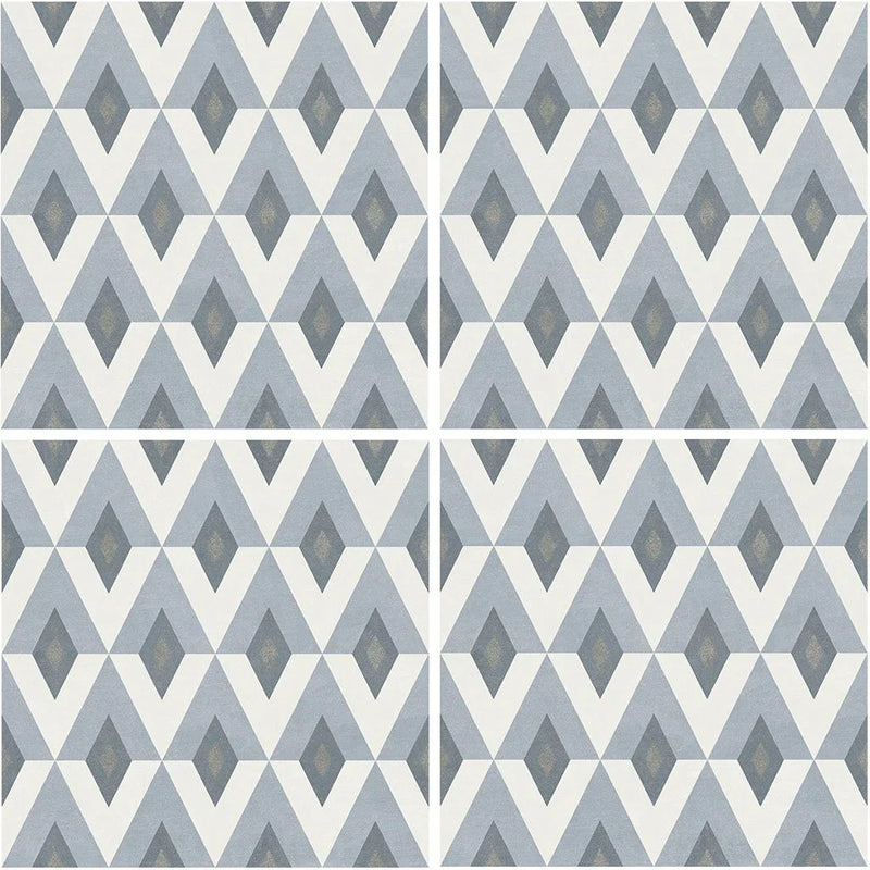 Aquatica Fiorella Directional Pattern Porcelain Pool Tile 6"x6" - Fiore Collection