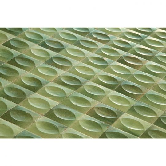 Aquatica Giada 3D Egg Deco Glossy Porcelain Pool Tile 4"x4" - Gleeze Collection