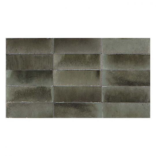 Aquatica Grigio Glossy Porcelain Pool Tile 3"x8" - Gleeze Collection