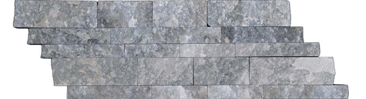 Aquatica Icelandic Blue Sky Natural Stone Ledger Panel Corner 9.75"x3"x7" - Ledgerstone Collection