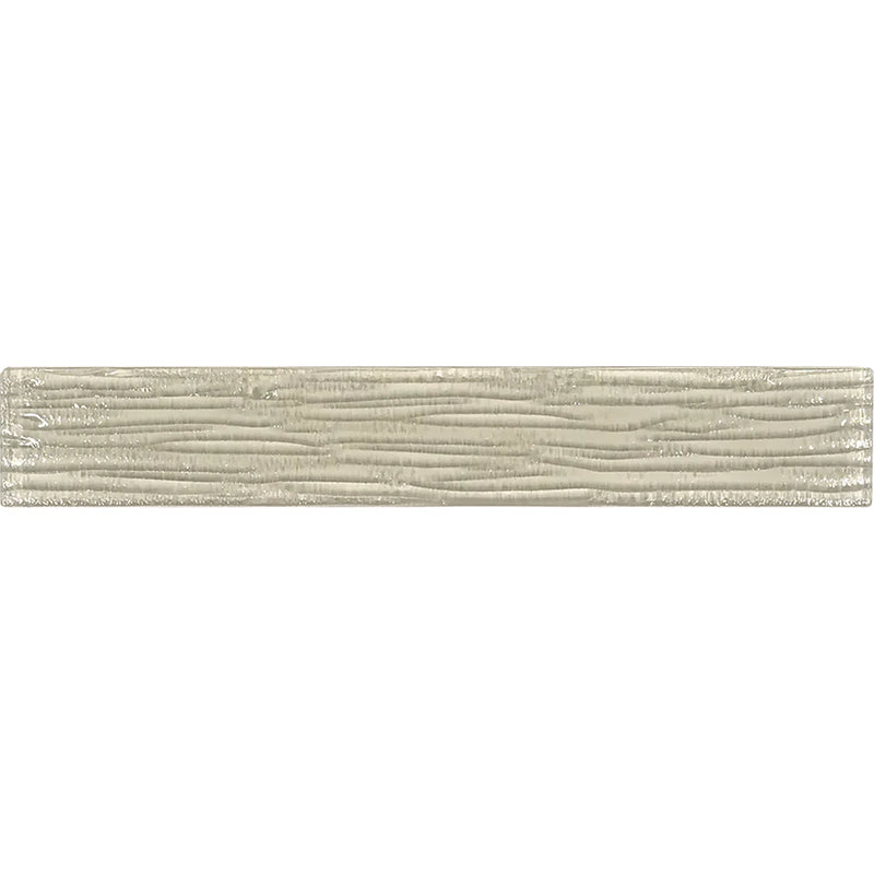 Aquatica Ivory Bamboo Glass Tile 2"x12" - Earth Collection