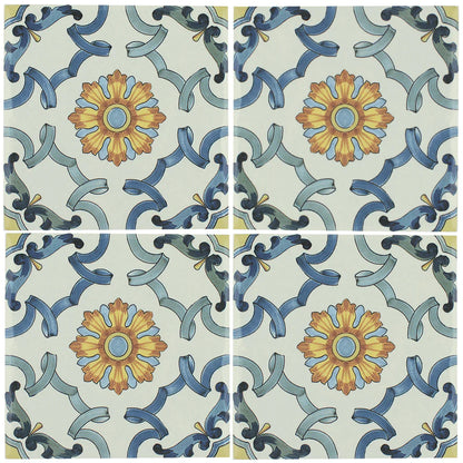 Aquatica Maioliche 3 Porcelain Pool Tile 6"x6" - Maioliche Collection