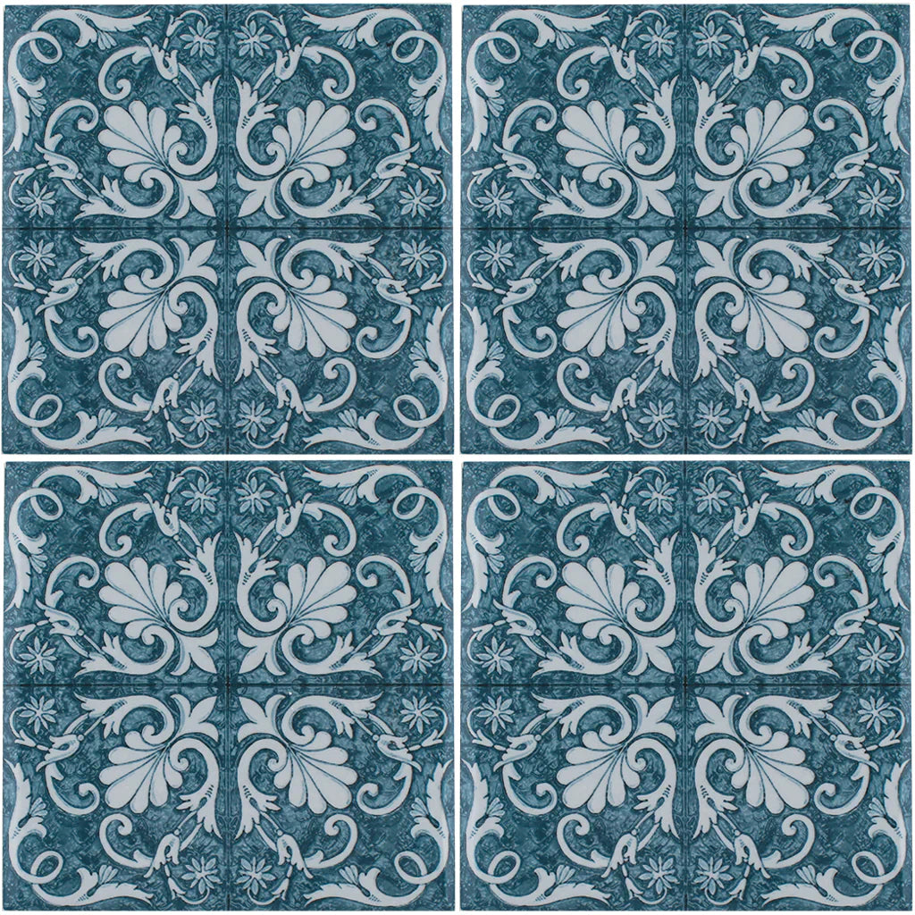 Aquatica Maioliche 5 Porcelain Pool Tile 6"x6" - Maioliche Collection