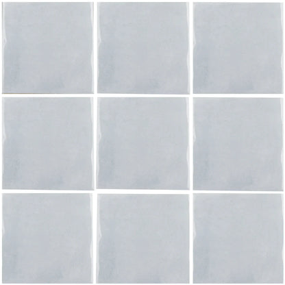 Aquatica Maioliche Grigio Porcelain Pool Tile 6"x6" - Maioliche Collection