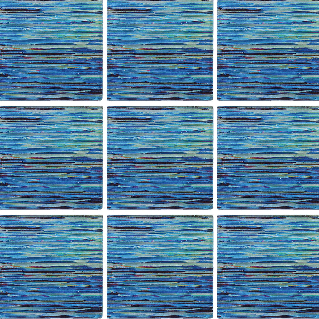 Aquatica Ocean Glass Tile 6"x6" - Rainbow Collection