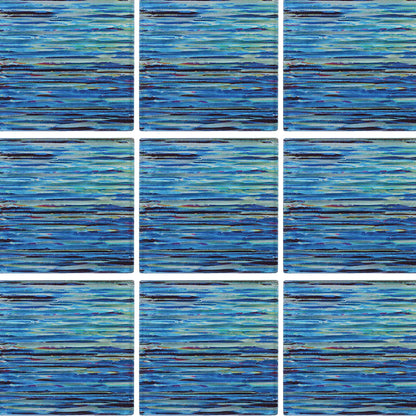 Aquatica Ocean Glass Tile 6"x6" - Rainbow Collection