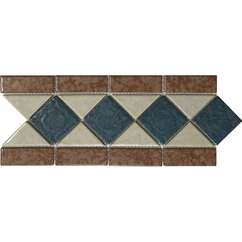 Aquatica Ocean Gold Porcelain Pool Tile 6"x13" - Listello Collection