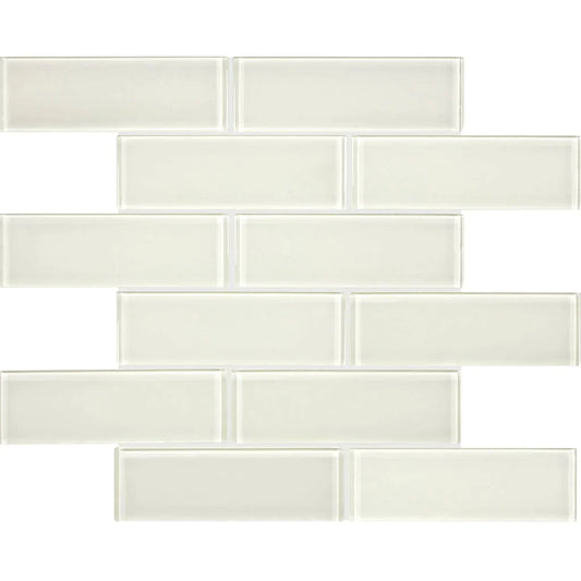 Aquatica Sand Brick Look Glass Tile 11.75"x11.75" - Element Collection