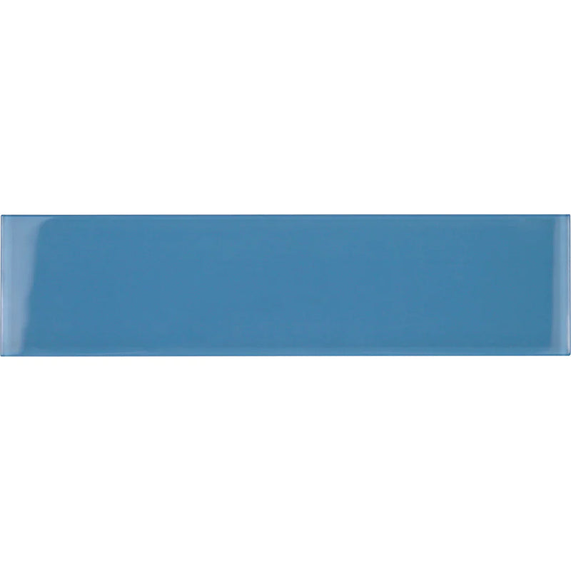 Aquatica Sky Blue Glass Tile 3"x12" - Terra Piscina Collection