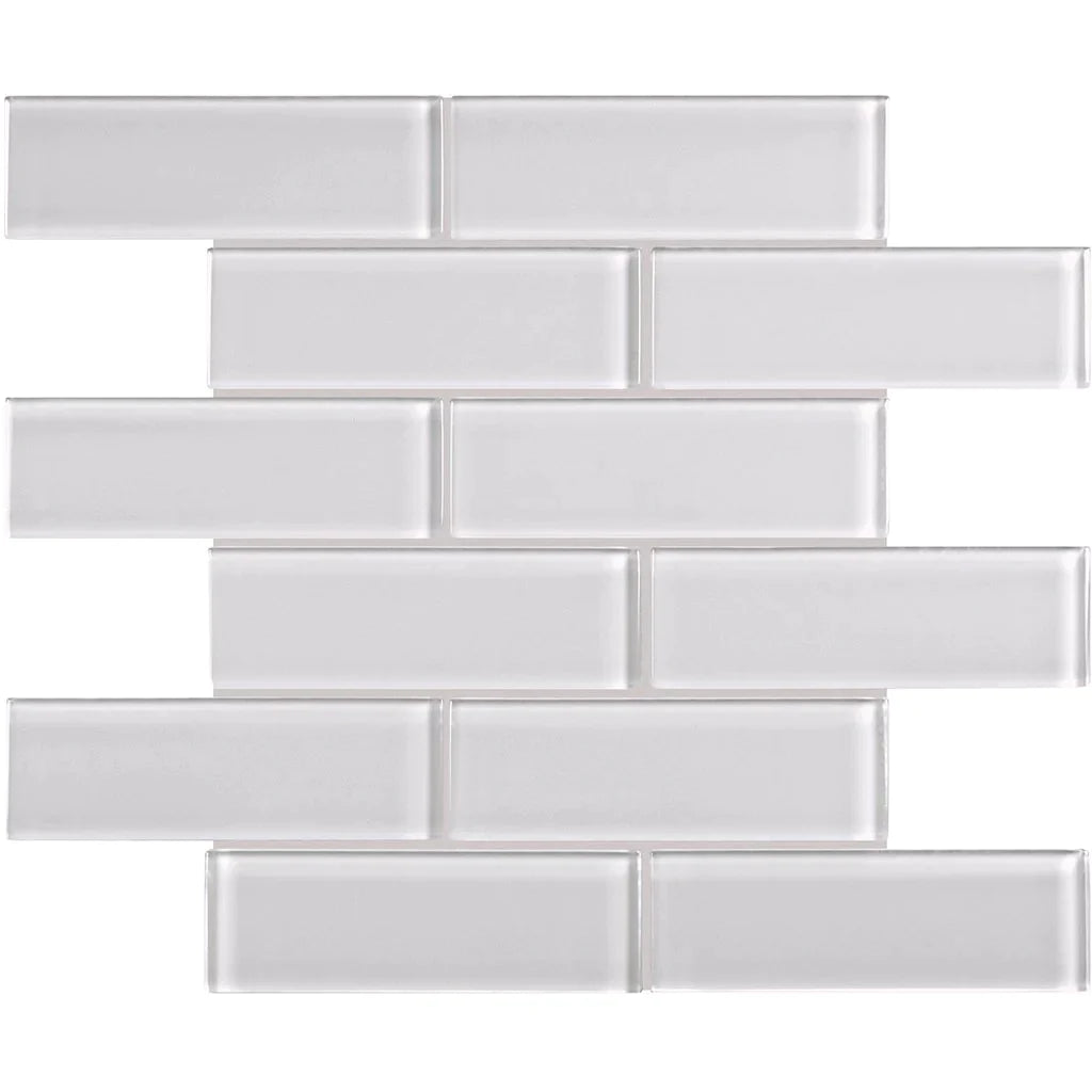 Aquatica Skylight Brick Look Glass Tile 11.75"x11.75" - Element Collection