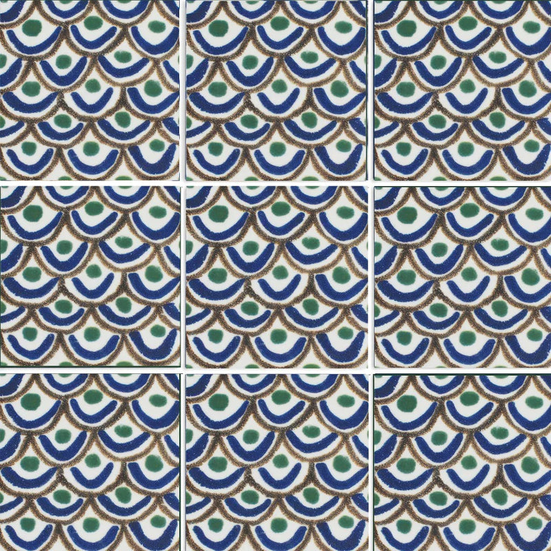 Aquatica Tapetto 1 Porcelain Pool Tile 6"x6" - Sol Collection