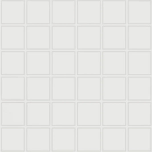 Aquatica Vintage Grey  2"x2" Ceramic Mosaic  12"x12" - Soho Collection