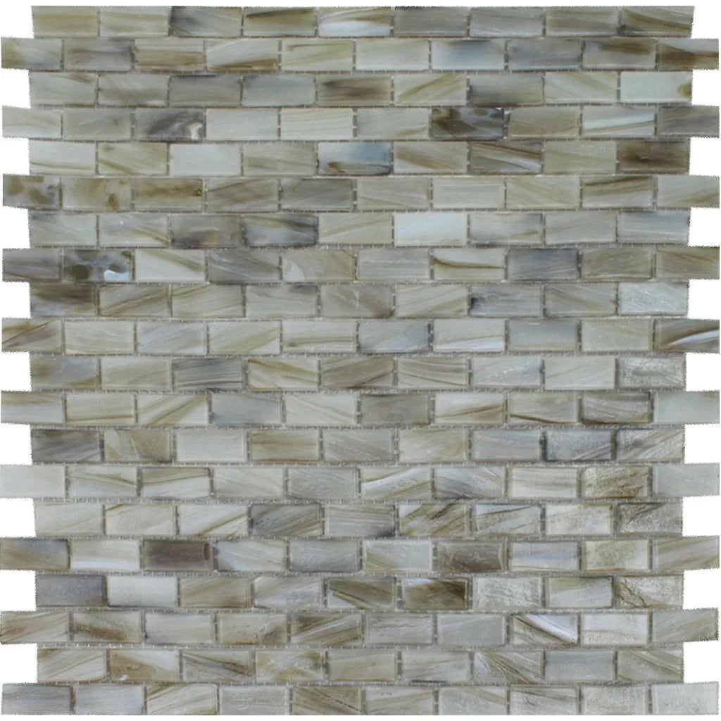 Aquatica Jade Glass Mosaic Tile 12.25"x12.75" - Aurora Collection