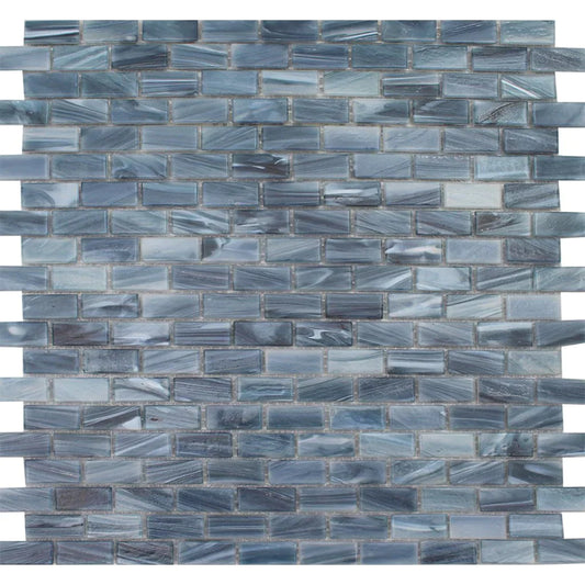 Aquatica Sapphire Glass Mosaic Tile 12.25"x12.75" - Aurora Collection