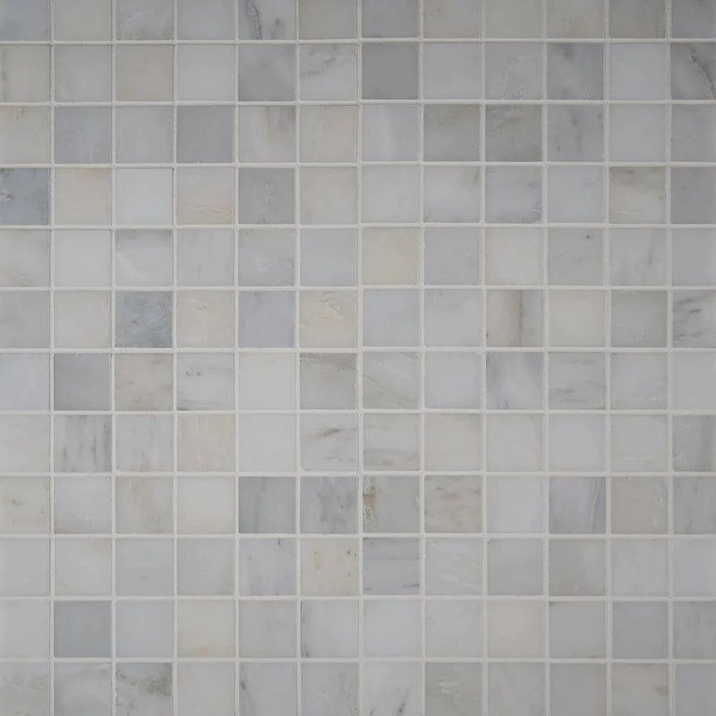 MSI Arabescato Carrara Honed Marble Mosaic Tile 12"x12"