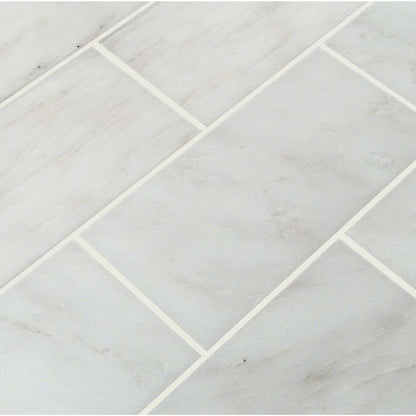 MSI Arabescato Carrara Honed Marble Wall And Floor Subway Tile