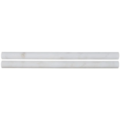 MSI Arabescato Carrara Pencil Marble Molding 3/4"x12"